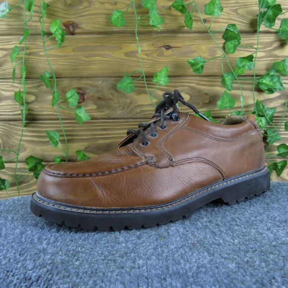 Dockers Men's Stain Defender Sneaker Brown Leather Sz 12 Medium Gently Used 2025 - Picture 1 of 7